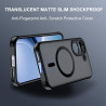 Effcotuo Magnétique Coque pour Xiaomi POCO X8 Pro 5G Case avec MagSafe avec Verre Trempé Protection écran Anti-Chute Silicone So