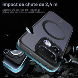 Effcotuo Magnétique Coque pour Realme 16 Pro 5G Case avec MagSafe avec Verre Trempé Protection écran Anti-Chute Silicone Souple 