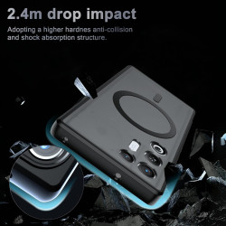 Effcotuo magnétique coque pour zte nubia rougemagic 11 air 5g case avec magsafe avec verre trempé protection écran anti-chute si
