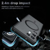 Effcotuo magnétique coque pour zte nubia rougemagic 11 air 5g case avec magsafe avec verre trempé protection écran anti-chute si