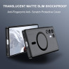 Effcotuo magnétique coque pour zte nubia rougemagic 11 air 5g case avec magsafe avec verre trempé protection écran anti-chute si