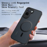 Effcotuo magnétique coque pour xiaomi rougemi a7 pro 4g/poco c81 pro case avec magsafe avec verre trempé protection écran silico