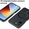 Effcotuo magnétique coque pour xiaomi rougemi a7 pro 4g/poco c81 pro case avec magsafe avec verre trempé protection écran silico