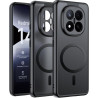Effcotuo magnétique coque pour xiaomi rougemi note 14 pro plus/14 pro+ 5g case avec magsafe, anti-chute silicone souple + acryli