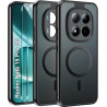 Effcotuo magnétique coque pour xiaomi rougemi note 15 pro 5g case avec magsafe avec verre trempé protection écran anti-chute sil