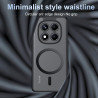 Effcotuo magnétique coque pour xiaomi rougemi note 14 pro 4g case avec magsafe, anti-chute silicone souple + acrylique givré coq