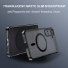 Effcotuo Magnétique Coque pour Samsung Galaxy S25 FE 5G Case avec 2 Verre Trempé Protection écran Deux, Soft Etui Silicone TPU C