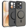 Effcotuo Magnétique Coque pour Vivo V70/V70 Elite 5G Case avec MagSafe avec Verre Trempé Protection écran Anti-Chute Silicone So