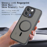 Effcotuo Magnétique Coque pour Vivo V70/V70 Elite 5G Case avec MagSafe avec Verre Trempé Protection écran Anti-Chute Silicone So