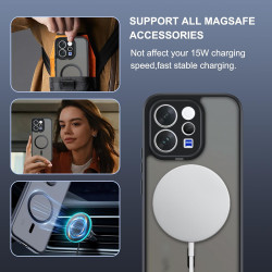 Effcotuo Magnétique Coque pour Vivo V70/V70 Elite 5G Case avec MagSafe avec Verre Trempé Protection écran Anti-Chute Silicone So