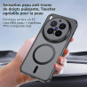 Effcotuo Magnétique Coque pour Vivo X300 Pro Case avec 1 Verre Trempé Protection écran Deux, Soft Etui Silicone TPU Cover Housse