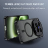 Effcotuo Magnétique Coque pour Vivo X300 Ultra Case avec MagSafe avec Verre Trempé Protection écran Anti-Chute Silicone Souple +