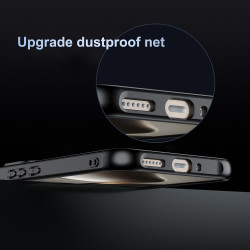 Effcotuo Magnétique Coque pour Xiaomi Mi 15T Pro 5G Case avec MagSafe avec Verre Trempé Protection écran Anti-Chute Silicone Sou