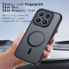 Effcotuo Magnétique Coque pour Xiaomi Mi 17 5G Case avec MagSafe avec Verre Trempé Protection écran Anti-Chute Silicone Souple +