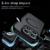 Effcotuo Magnétique Coque pour Xiaomi Mi 17 5G Case avec MagSafe avec Verre Trempé Protection écran Anti-Chute Silicone Souple +