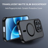 Effcotuo Magnétique Coque pour Xiaomi Mi 17 5G Case avec MagSafe avec Verre Trempé Protection écran Anti-Chute Silicone Souple +