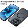 Effcotuo Magnétique Coque pour Xiaomi Mi 17 5G Case avec MagSafe avec Verre Trempé Protection écran Anti-Chute Silicone Souple +