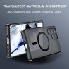 Effcotuo magnétique coque pour zte nubia rougemagic 11 pro/11 pro plus case avec magsafe avec verre trempé protection écran anti