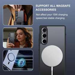Effcotuo magnétique coque pour zte nubia rougemagic 10 air/rouge magic 10 air case avec magsafe, anti-chute silicone souple + ac