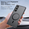 Effcotuo magnétique coque pour zte nubia rougemagic 10 air/rouge magic 10 air case avec magsafe, anti-chute silicone souple + ac