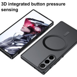 Effcotuo magnétique coque pour zte nubia rougemagic 10 air/rouge magic 10 air case avec magsafe, anti-chute silicone souple + ac