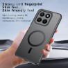 Effcotuo Magnétique Coque pour Honor 400 Smart 5G /4G Case avec MagSafe, Anti-Chute Silicone Souple + Acrylique Givré Coque, Etu