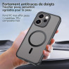 Effcotuo Magnétique Coque pour Oppo Reno 15 Pro 5G Case avec MagSafe avec Verre Trempé Protection écran Anti-Chute Silicone Soup