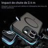 Effcotuo Magnétique Coque pour Oppo Reno 15 Pro 5G Case avec MagSafe avec Verre Trempé Protection écran Anti-Chute Silicone Soup