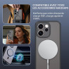 Effcotuo Magnétique Coque pour Oppo Reno 15 Pro 5G Case avec MagSafe avec Verre Trempé Protection écran Anti-Chute Silicone Soup
