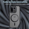 Effcotuo Magnétique Coque pour OnePlus 15 5G Case avec MagSafe avec Verre Trempé Protection écran Anti-Chute Silicone Souple + P