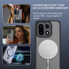 Effcotuo Magnétique Coque pour OnePlus 15 5G Case avec MagSafe avec Verre Trempé Protection écran Anti-Chute Silicone Souple + P