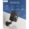 ieGeek 2K Caméra Surveillance WiFi Exterieure sans Fil, Vision Nocturne Couleur, AI & PIR Détection Mouvement, Extérieure/Intéri