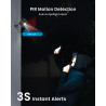 ieGeek 2K Caméra Surveillance WiFi Exterieure sans Fil, Vision Nocturne Couleur, AI & PIR Détection Mouvement, Extérieure/Intéri