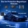 Traceur GPS Voiture, Tracker GPS Voiture Magnétique, Traceur Enfant Caché, Traceur sans Abonnement, APP DeoneTag, Compatible ave