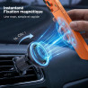 Miracase Support Telephone Voiture pour Magsafe Double Crochet Métallique | Aimant Puissant, Rotation 360°, Utilisation à une Ma