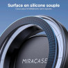 Miracase Support Telephone Voiture pour Magsafe Double Crochet Métallique | Aimant Puissant, Rotation 360°, Utilisation à une Ma