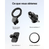 Miracase [2 en 1 Support Telephone Voiture pour Magsafe 2026 Super Magnétique 360°Rotation Aimant Telephone Voiture pour iPhone 