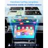 CarPlay sans Fil Adapter, Android Auto sans Fil, Mini Dongle 2-en-1 USB/USB-C Plug & Play, Convertisseur Câblé vers sans Fil, Co
