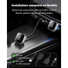 CarPlay sans Fil Adapter, Android Auto sans Fil, Mini Dongle 2-en-1 USB/USB-C Plug & Play, Convertisseur Câblé vers sans Fil, Co