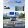 70mai Dashcam Voiture M310 Plus 4K, 2160P Caméra Vision Nocturne, Surveillance du Parking, Commande Vocale, Grand Angle, Enregis