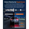70mai Dashcam Voiture M310 Plus 4K, 2160P Caméra Vision Nocturne, Surveillance du Parking, Commande Vocale, Grand Angle, Enregis