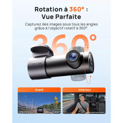 70mai Dash Cam Voiture M310 Plus 3K, 1620P Caméra Embarquée Voiture avec WDR,Vision Nocturne, Enregistrement en Boucle, Mode Sta