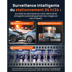 70mai Dash Cam Voiture M310 Plus 3K, 1620P Caméra Embarquée Voiture avec WDR,Vision Nocturne, Enregistrement en Boucle, Mode Sta