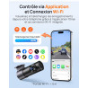 70mai Dash Cam Voiture M310 Plus 3K, 1620P Caméra Embarquée Voiture avec WDR,Vision Nocturne, Enregistrement en Boucle, Mode Sta