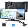 Avylet écran 10,25" carplay & android auto, détection ai bsd arrière | | dashcam 4k avant & hd 64go, 1920x720p, 60fps, mirror li