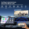 Avylet écran 10,25" carplay & android auto, détection ai bsd arrière | | dashcam 4k avant & hd 64go, 1920x720p, 60fps, mirror li
