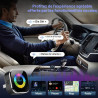 Adaptateur sans Fil CarPlay 4 en 1 - Filaire vers sans Fil pour Car-Play & Android Auto avec Mirror Link & AirPlay, Module CarPl