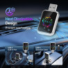 Adaptateur sans fil CarPlay 4 en 1, de filaire à sans fil pour CarPlay et Android Auto, avec MirrorLink et Airplay, WiFi double 