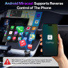 Adaptateur sans Fil CarPlay 4 en 1 Filaire vers sans Fil pour CarPlay & Android Auto avec Mirror Link & AirPlay, Module Car-Play