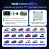 Adaptateur CarPlay sans fil 4en1 – De filaire à sans fil pour CarPlay et Android Auto avec Mirror Link et AirPlay, module CarPla